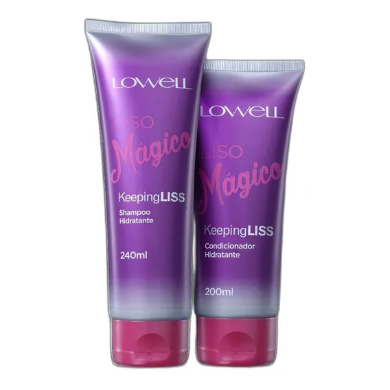 Kit Liso Mágico Shampoo + Condicionador - Lowell Foto 1