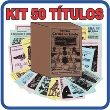 Kit Livretos De Cordel(ensino Fundamental E Médio)50 TÃtulos Foto mini 1