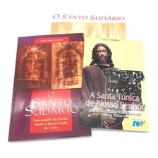 Kit Livro + Tecido Do Santo Sudário Foto  mini 1