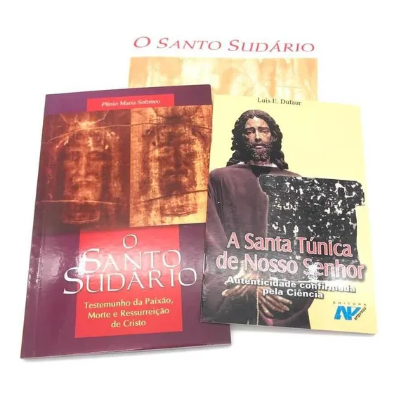 Kit Livro + Tecido Do Santo Sudário Foto 1