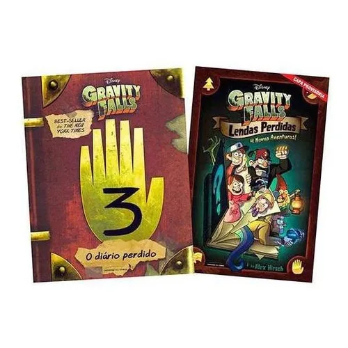 Kit Livros Gravity Falls O Diario Perdido E Lendas Perdidas Foto 1