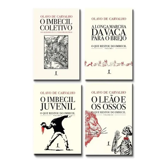 Kit - Livros Imbecil Coletivo - Coleção Completa (4 Livros) Foto 1