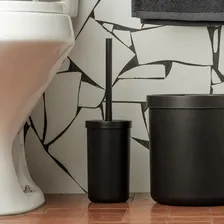 Kit Lixeira + Escova Sanitária Bold Branco Foto mini 4