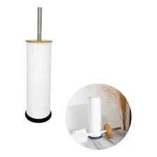 Kit Lixeira Round Branca 5 Litros + Escova Sanitária Wavy Foto mini 4