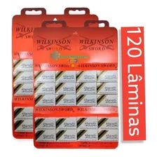 Kit Lâminas Wilkinson Barbear Aço Inox 2 Cartelas 120 Unidades Foto mini 2
