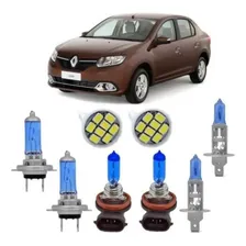 Kit Lâmpadas Super Brancas Logan 2014/2020 H7/h1/h11 Foto mini 1