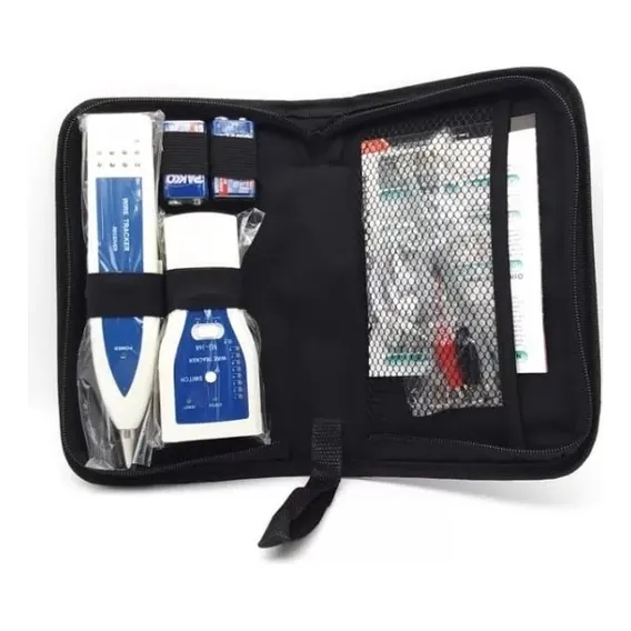 Kit Localizador De Cabos Rj11 Rj45 Zumbidor + Testador Rede Foto 1