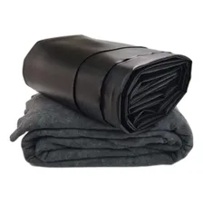 Kit Lona Para Lago Tanque Peixe Geomembrana 0,8 Mm 2x2 + Manta Bidim Geotextil Foto mini 1