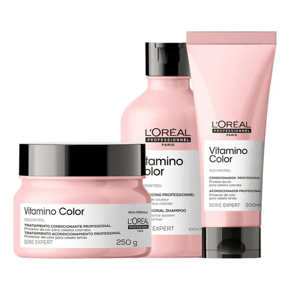 Kit Loréal Vitamino Color - Shampoo, Condicionador Máscara Foto 1