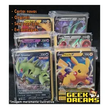 Kit Lote Pokémon Copag 2023 100 Cartas V Lendário Brinde Idioma Portugues Variável Foto mini 3