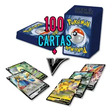 Kit Lote Pokémon Copag 2023 100 Cartas V Lendário Brinde Idioma Portugues Variável Foto mini 2