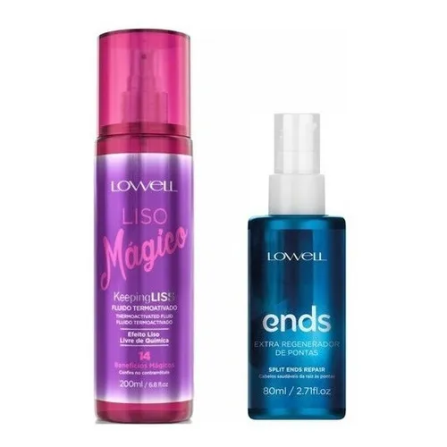 Kit Lowell - Spray Liso Mágico + Lowell Ends Foto 1