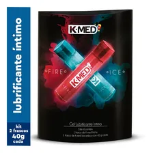 Kit Lubrificante Íntimo K-med Fire E Ice 40g Cada Foto mini 2