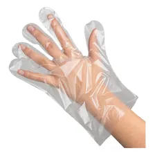 Kit Luva Descartavel Plastica Procedimento E Estética 10 Pct Foto mini 4