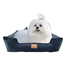 Kit Luxo Caminha Pet Veludo 2peças M Para Cães Pequenos Azul Foto  mini 1