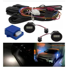 Kit luz de cortesia 2 pontos retrovisores led branco Tragial PADVLCSP001 Foto mini  2