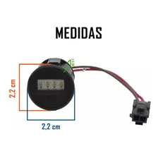 Kit luz de cortesia 2 pontos retrovisores led branco Tragial PADVLCSP001 Foto mini 4