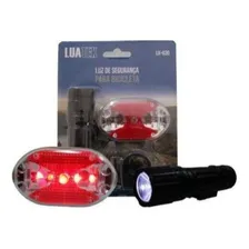 Kit Luz Noturna Bike Farol Lanterna Traseira Luatek Lk-030 Foto mini  3