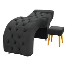 Kit Maca Estética Luxo 65 Cm Com Banqueta - Cor Preto Foto mini 1