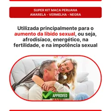 Kit Maca Peruana Amarela, Vermelha E Maca Peruana Negra Sabor Maçã Foto mini 2