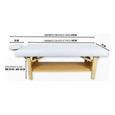 Kit Maca Spa Fixa Com Altura Regulável Escada 2 degraus Mocho Slim Estetica Massagem Cor Branco Foto mini 4