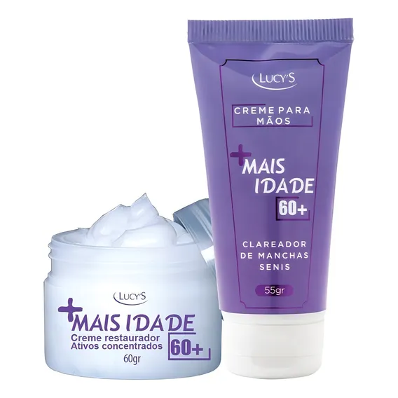 Kit Mais Idade Cremes Mais Hidratação Lucy's Foto 1