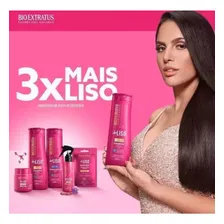 Kit Mais Liso 1 Shampoo 350ml 1 Máscara 250ml Bioextratus Foto mini  3