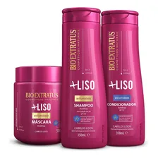 Kit Mais Liso (shampoo/condicionador 350ml/máscara 500g) Foto mini 1