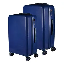 Kit Mala 23kg + 10kg Polipropileno Inquebrável Azul Marinho Foto mini 1