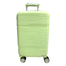 Kit Mala Média 23kg + Mala De Bordo 10kg Polipropileno Verde Foto mini  3