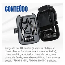 Kit Maleta Ferramentas Jogo Chaves Alicate 19 Peças Já Foto mini 4