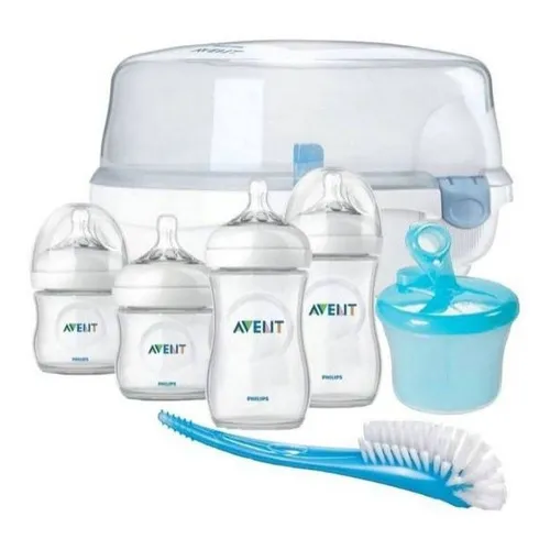 Kit Mamadeira Avent Petala Com Esterilizador - 7pçs Foto 1