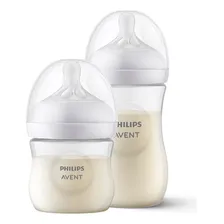 Kit mamadeiras Pétala 125ml + 260ml Philips Avent cor transparente Foto mini 1