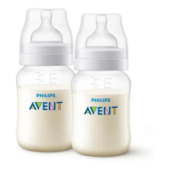 Kit Mamadeiras Philips Avent Classic Antic贸lica 260ml 02 Uns Foto 1