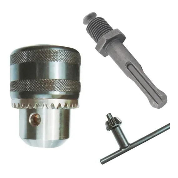 Kit Mandril Rosca 13l 1/2 X 20 + 1 Adaptador Sds-plus Foto 1
