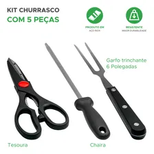 Kit Mangueira + Bico Alta Pressão + Kit Churrasco C/ Tábua Foto mini 4
