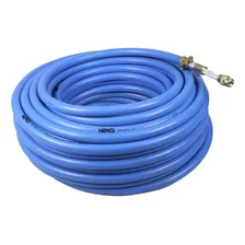 Kit Mangueira De Alta Pressão 100m Com Esguicho E Conexões Cor Azul Foto  mini 1