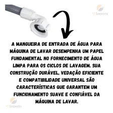 Kit Mangueiras Entrada E Saída Água Lavadora Electrolux 3m Foto mini 4