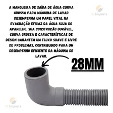 Kit Mangueiras Entrada E Saída Água Lavadora Electrolux 3m Foto mini 2