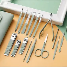 Kit Manicure 16 Peças Estojo Unha Manicure Foto mini  3