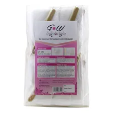 Kit Manicure Descartavel 25 Unidades , Luvas Lixa E Palito Foto mini 1