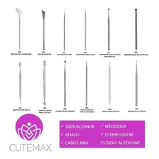 Kit Manicure E Pedicure Profissional Em Inox Autoclavavel Foto mini  3