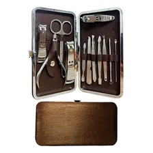 Kit Manicure Estojo Alicate Cortador De Unha 12 Pç Portatil Foto mini  2
