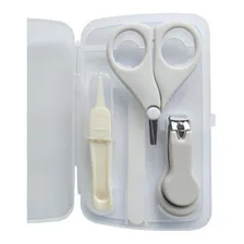 Kit Manicure Para Higiene Do BebĂȘ Color Baby Cor Cinza Foto mini 2