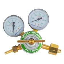 Kit Manômetro Regulador De Pressão Oxigênio E Glp 13kg Foto mini 3