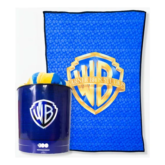 Kit Manta Com Balde Warner 100 Anos Foto 1