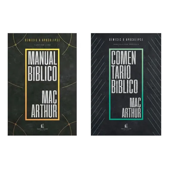 Kit Manual E  Bíblico John Macarthur, De John Macarthur. Em Português, 2019 Foto 1