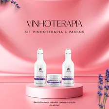 Kit Manutenção Cabelo Pós Progressiva Vinho Terapia 3em1 Foto mini 2