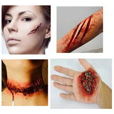 Kit Maquiagem Terror Halloween Zumbi Carnaval Cosplay Slug Maquiagem Foto mini 4