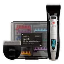 Kit Máquina De Tosa Pro 6 + Kit Adaptadores Máquina Pro6 Cor Preto Bivolt Foto mini 1